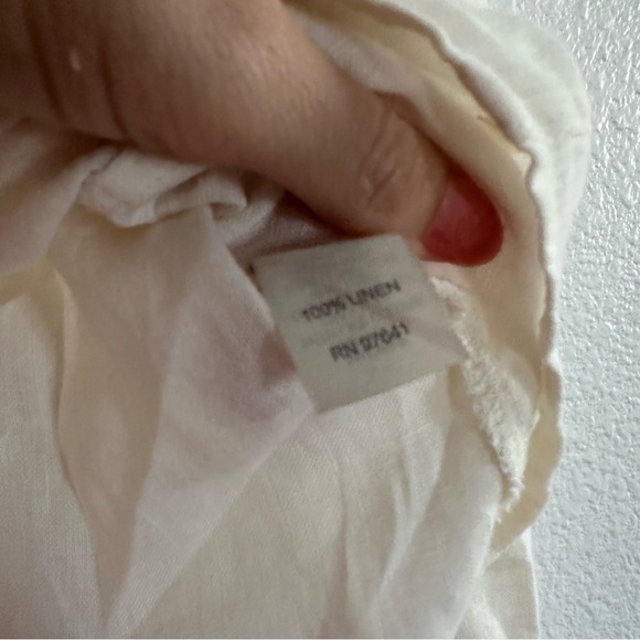 Joie 100% linen Button Up Blouse Top Size XS - Picture 5 of 5